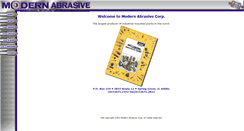 Desktop Screenshot of modernabrasive.com
